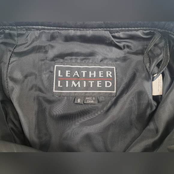 Leather Limited Black Cropped 100% Leather Soft Womens Pants Size 6 - Picture 10 of 15